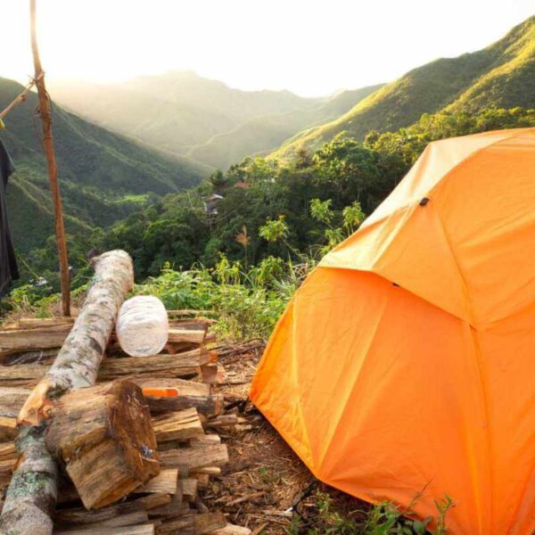 Spacious and cozy tent in the wilderness - MJ Adventure Travel's Deluxe Camping Package.