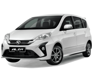 在吉隆坡租赁 Perodua Alza 7 座 MPV 汽车，为家庭旅行提供充足的空间，请向 MJ Adventure Travel Tour 预订。