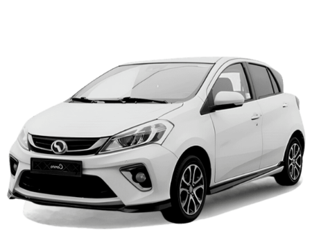 Best 'Kuala Lumpur Car Rental' | Modern White Perodua Myvi.