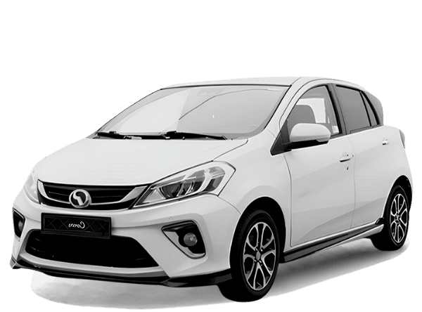 Best 'Kuala Lumpur Car Rental' | Modern White Perodua Myvi.