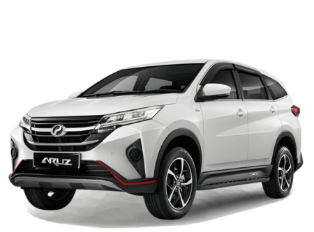 Convenient Car Rental KL Sentral | Stylish White Perodua Aruz, Ideal for City Travel.