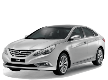 Spacious 'Airport Car Rental' | Comfortable Silver Hyundai Sonata, Best for Families.