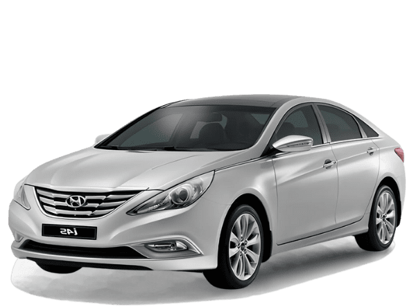 Spacious 'Airport Car Rental' | Comfortable Silver Hyundai Sonata, Best for Families.