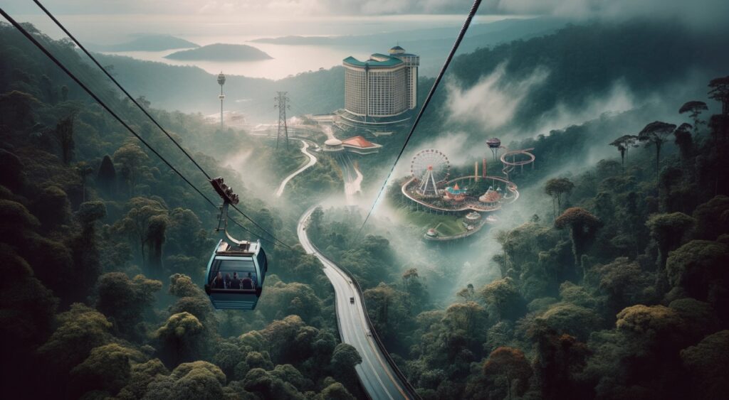 Cable Car Ride Over Rainforest in Genting Highlands Day Tour